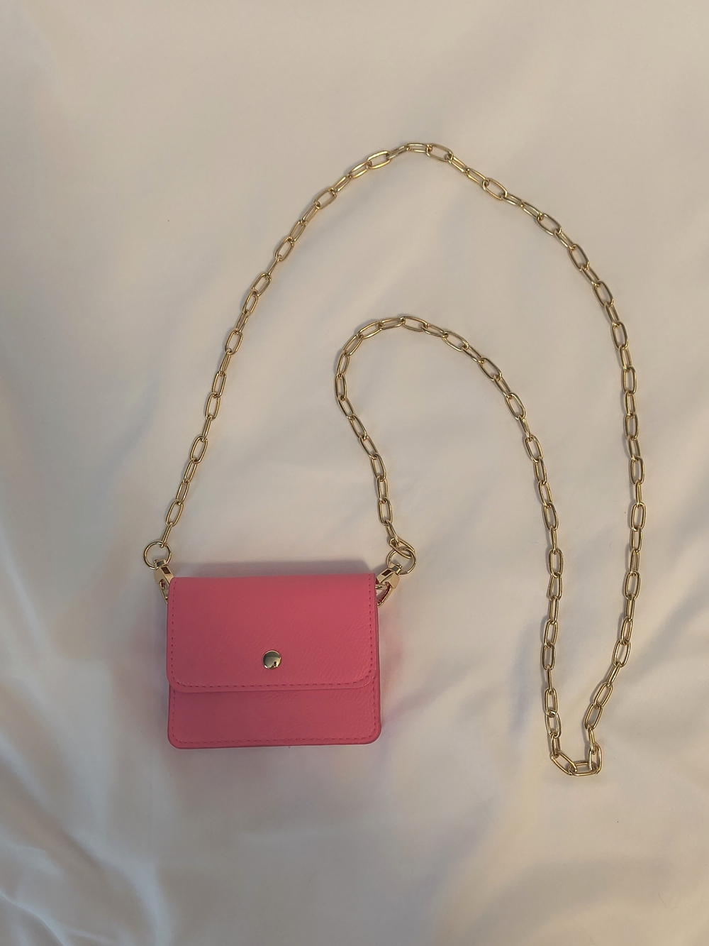 Universal Thread Hot Pink Mini Crossbody with Gold Chain